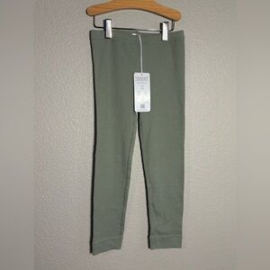 NWT Jamie Kay 6Y Ribbed Leggings in Sage Green